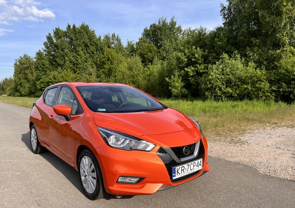 Nissan Micra cena 44500 przebieg: 77000, rok produkcji 2017 z Kraków małe 781